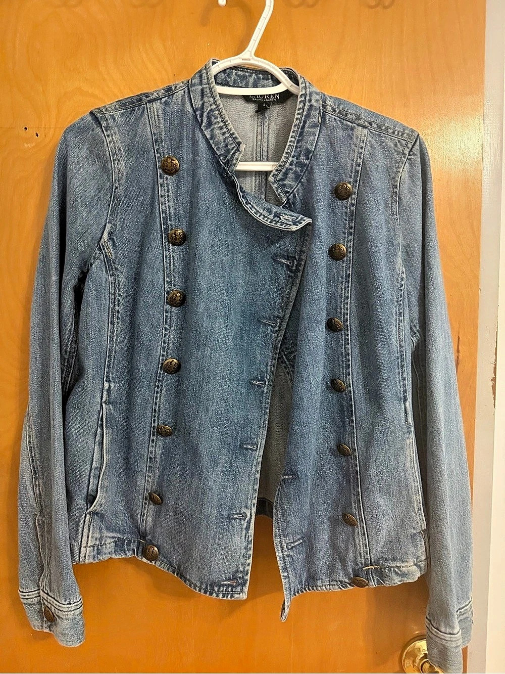Lauren Ralph Lauren Women's Denim Jean Jacket in Blue